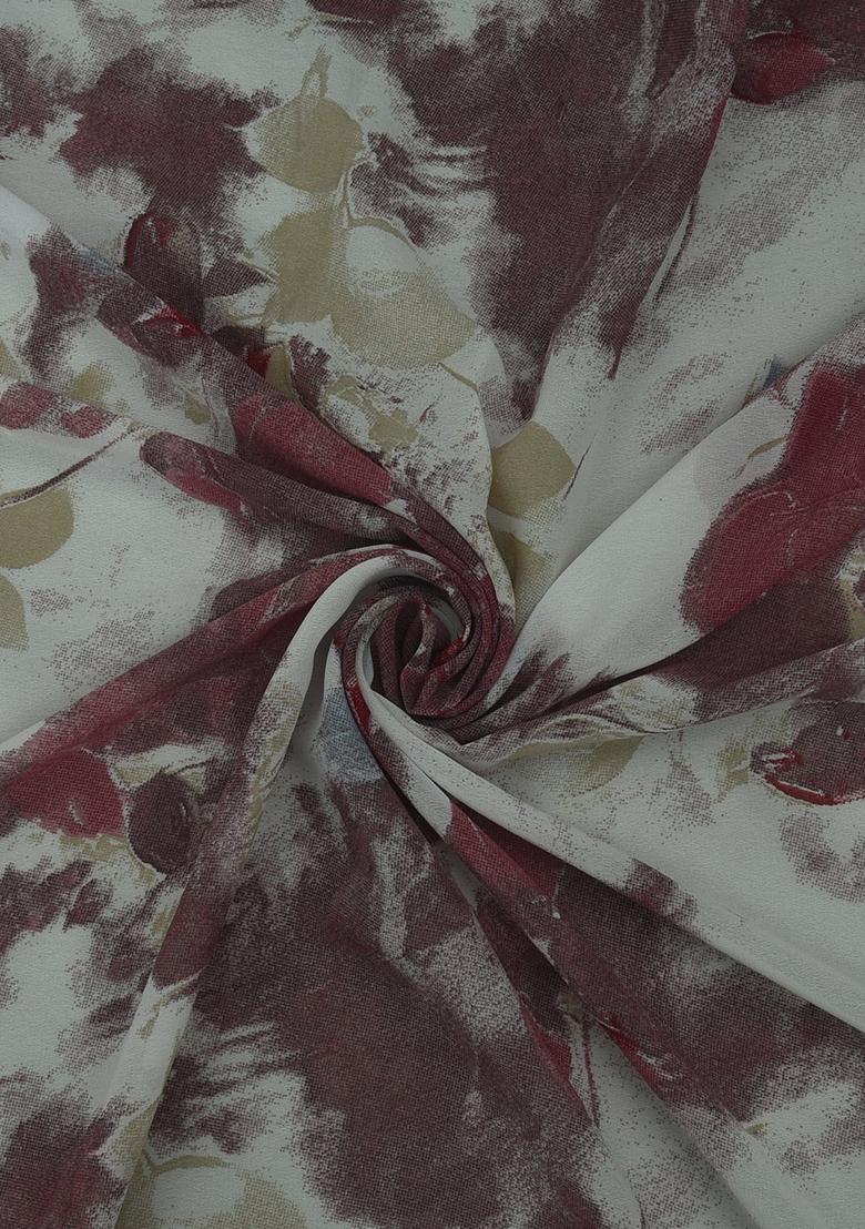 Multicolor Printed Georgette Anarkali Set - Indya