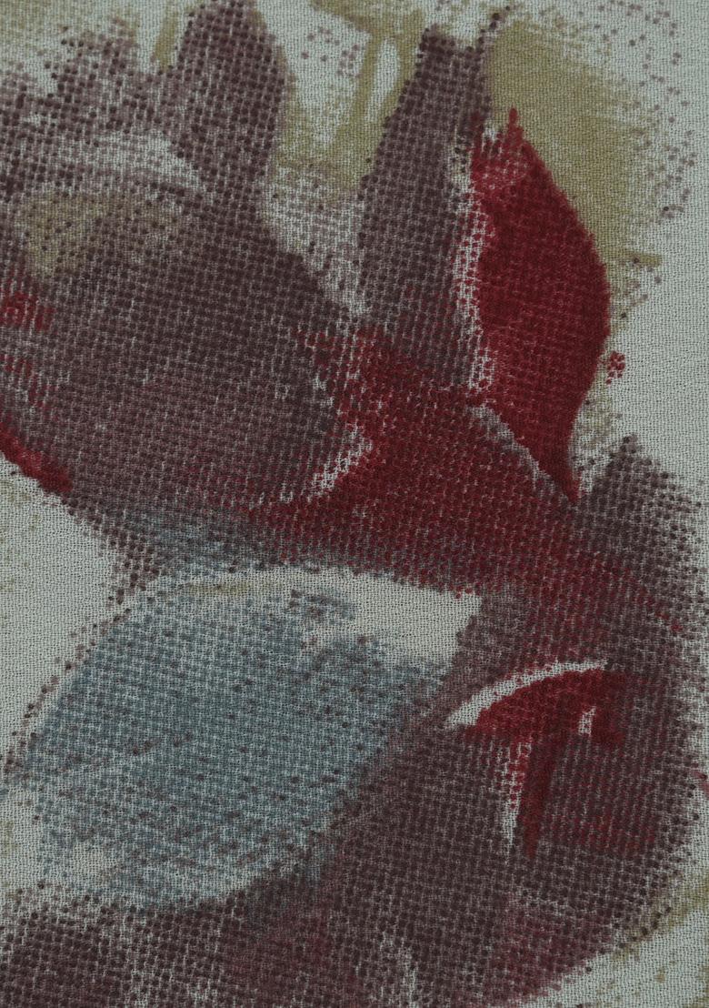 Multicolor Printed Georgette Anarkali Set