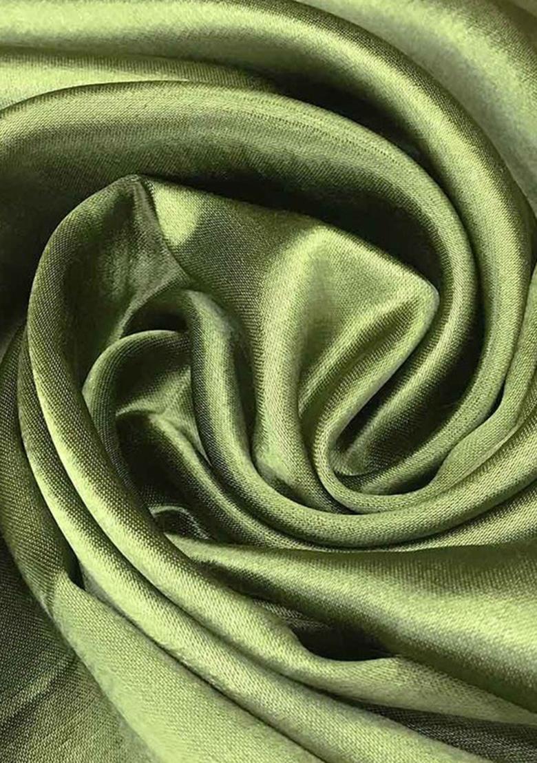 Mehendi Green Silk Kurta Set