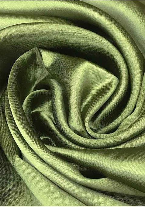 Mehendi Green Silk Kurta Set