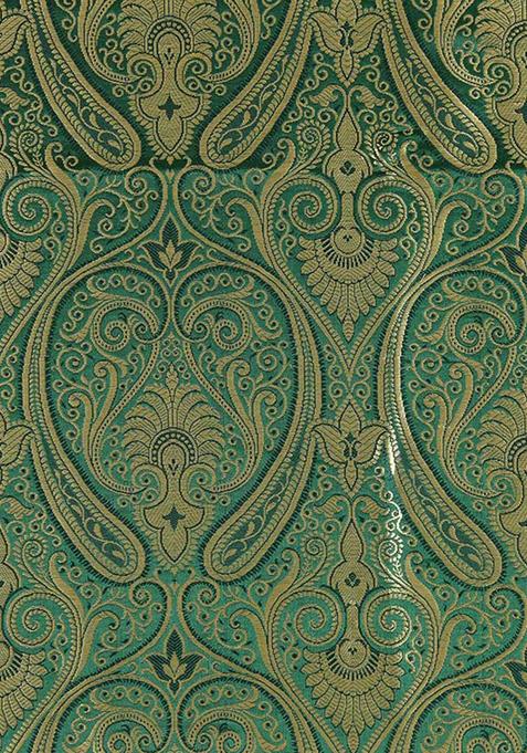 Green Jacquard Brocade Kurta Set