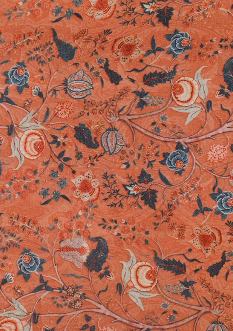 Brown Printed Crepe Sharara Set - Indya