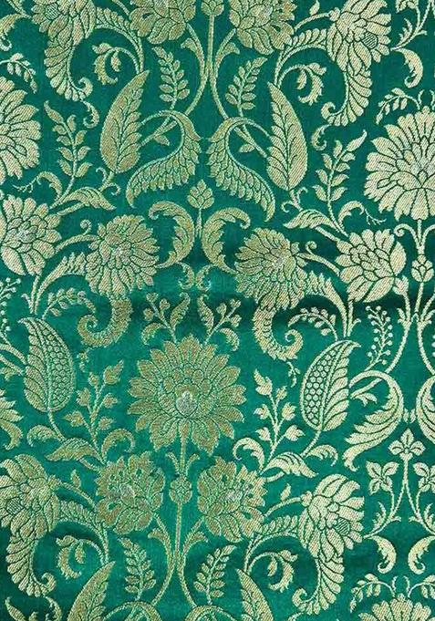 Green Embroidered Georgette Sharara Set