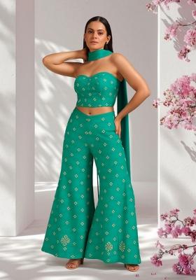 Sea Green Jacquard Tissue Fusion Set