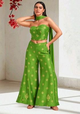Green Jacquard Tissue Fusion Set