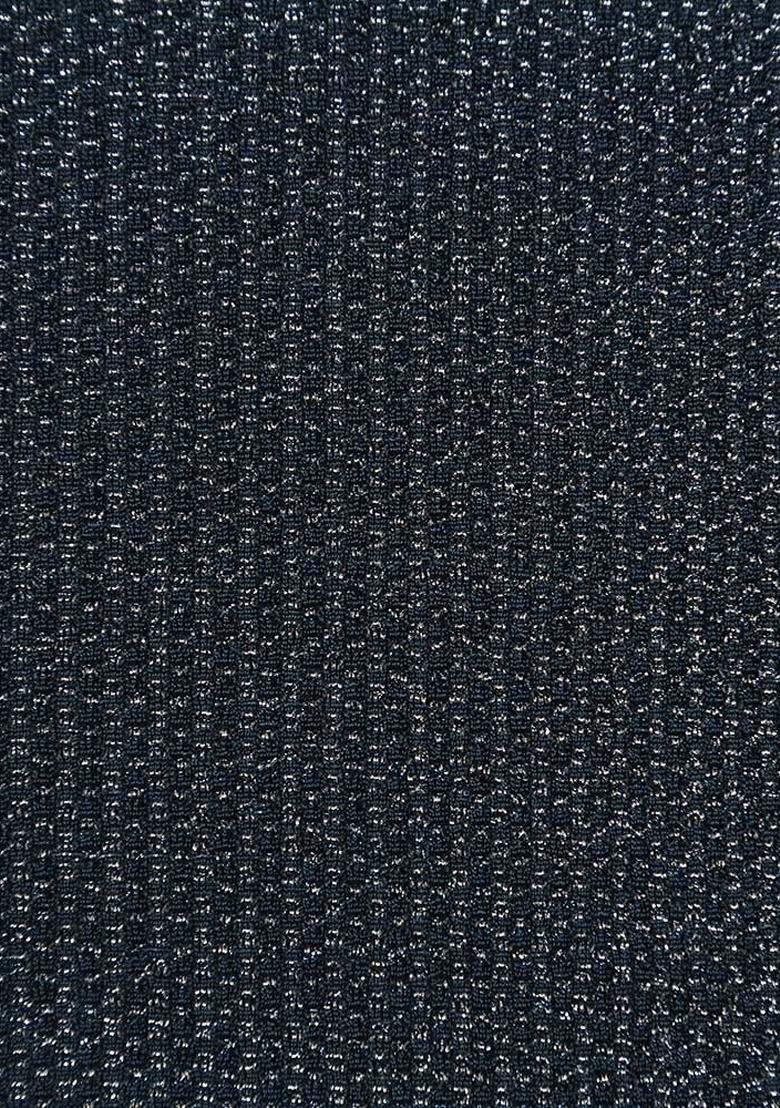 Blue Weaving Knit Sharara Set - Indya