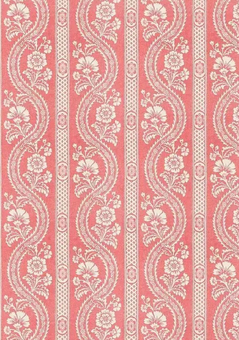 Pink Abstract Print Satin Kurta Set - Indya