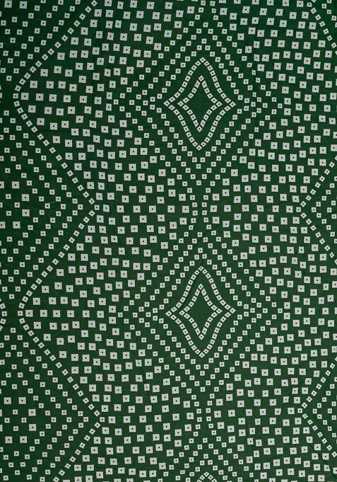 Green Crepe Bandhani Printed Short Kurta With Palazzo