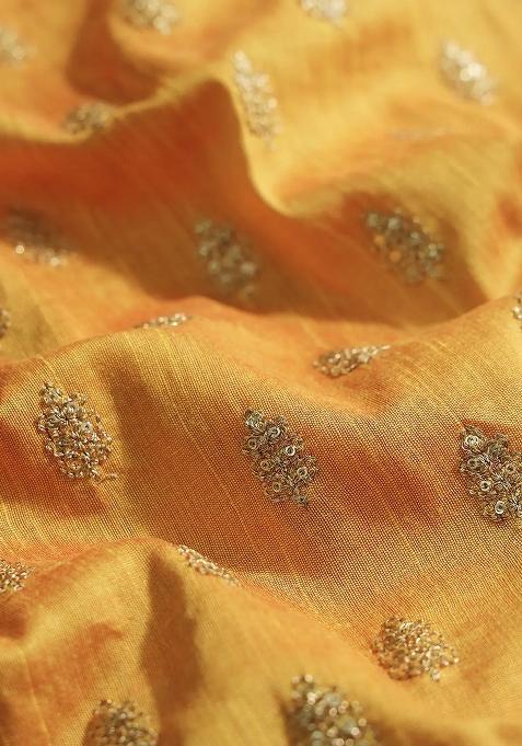 White Tissue Embroidered Sharara Set