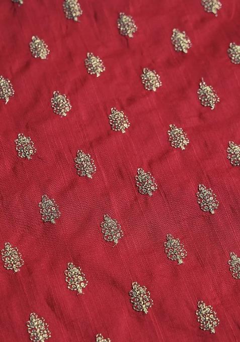 White Tissue Embroidered Sharara Set