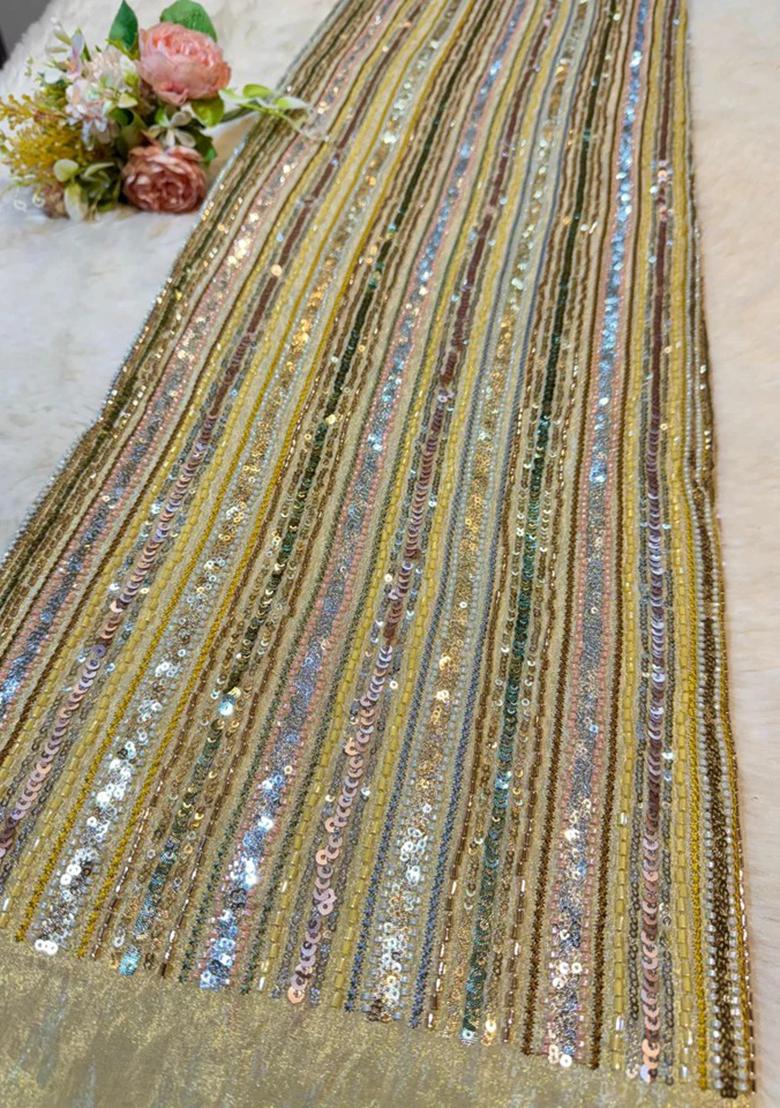 Hot Pink Embellished Tissue Sharara Set - Indya