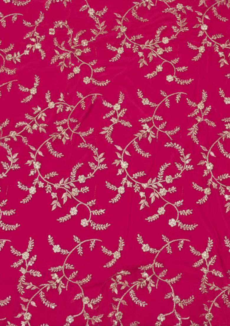 Rust Orange Printed Crepe Sharara Set - Indya
