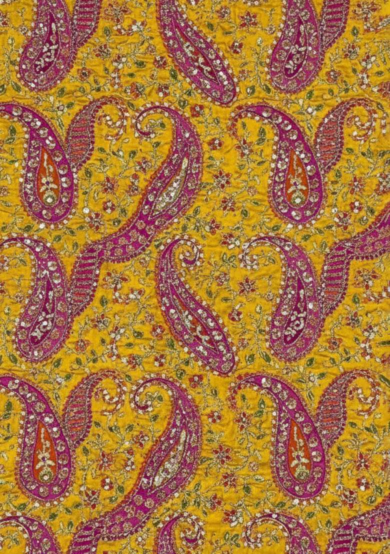 Mustard Yellow Printed Crepe Sharara Set - Indya