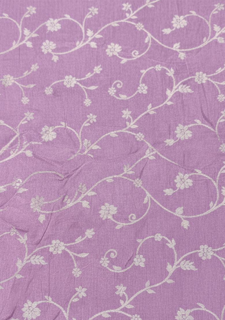 Lavender Tissue Kurta Set - Indya