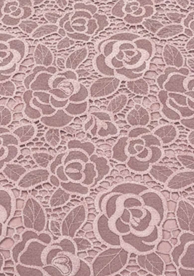 Light Pink Embroidered Crepe Sharara Set - Indya