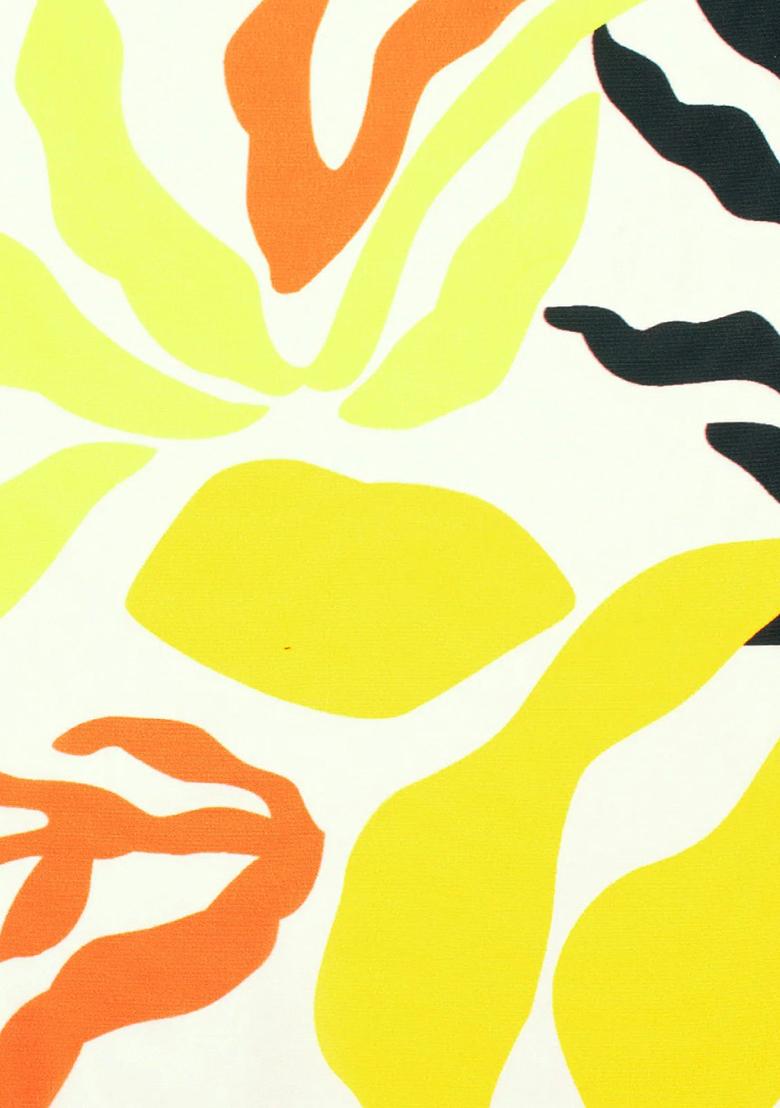 Multicolor Floral Print Silk Sharara Set - Indya