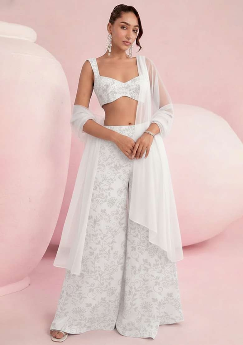 White Tissue Fusion Set - Indya