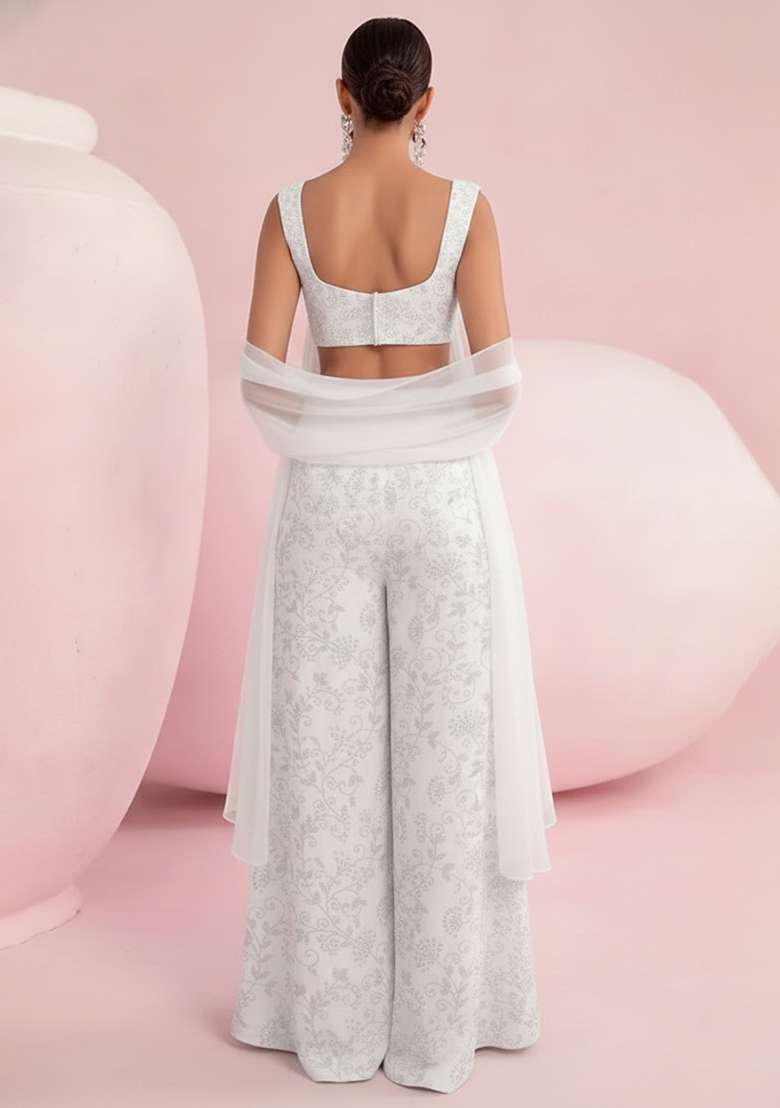 White Tissue Fusion Set - Indya