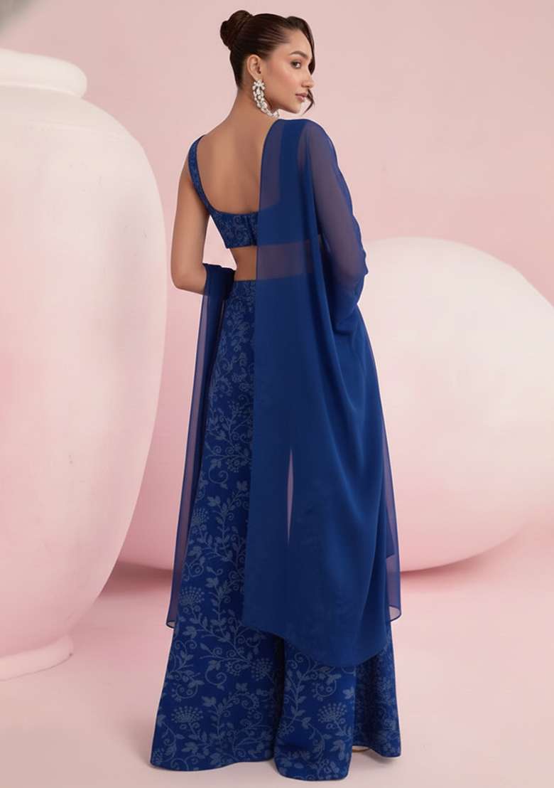 Deep Blue Tissue Fusion Set - Indya
