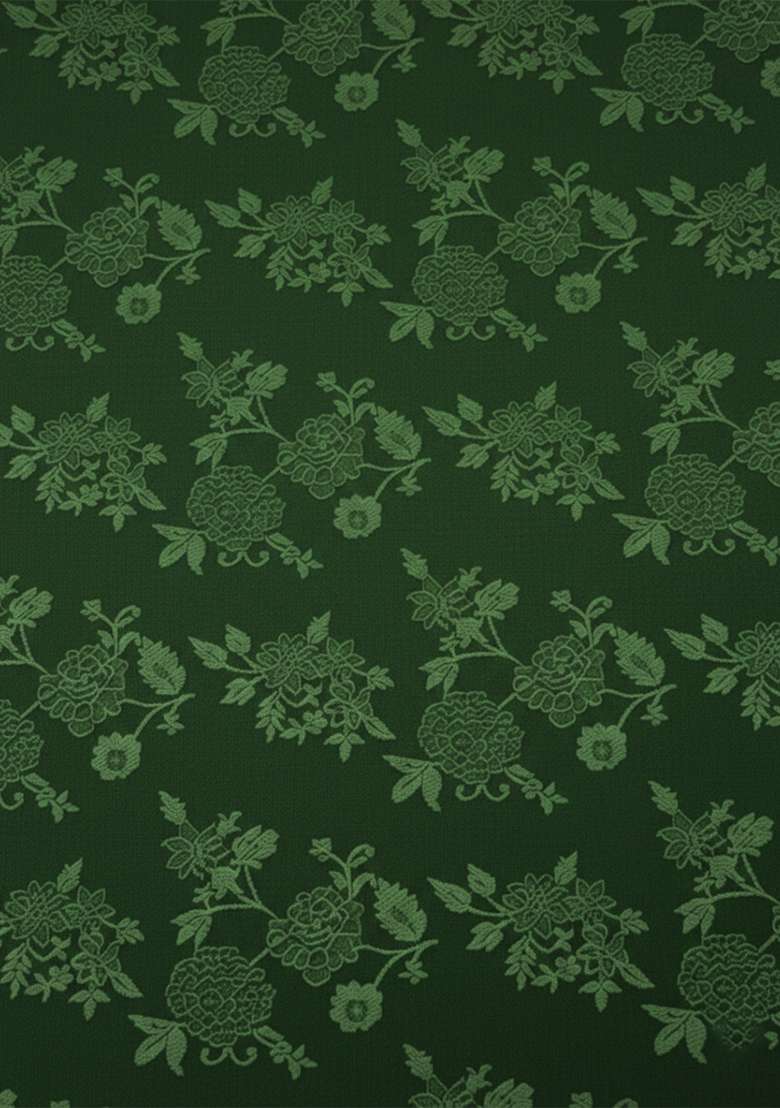 Bottle Green Tissue Anarkali With Dupatta - Indya