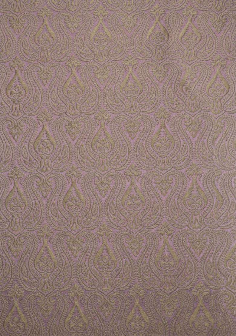 Lavender Jacquard Silk Sharara set - Indya