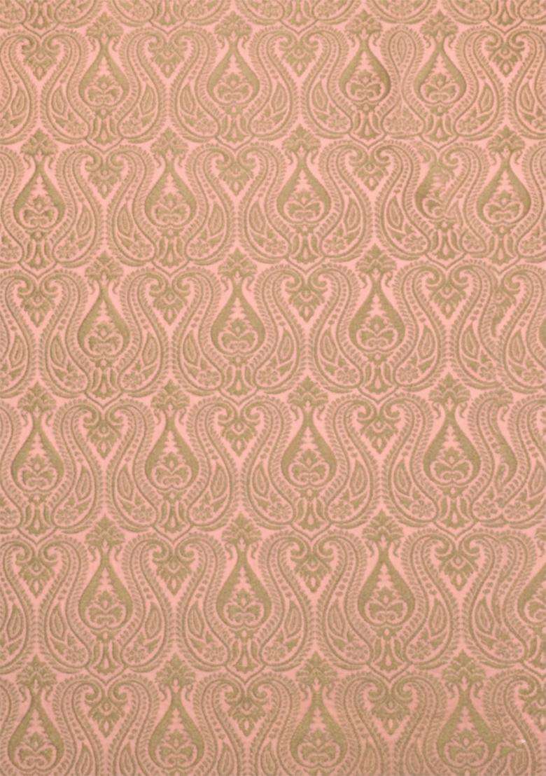 Light Pink Jacquard Silk Sharara set - Indya
