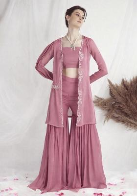 Pink Chinon Handwork Fusion Set
