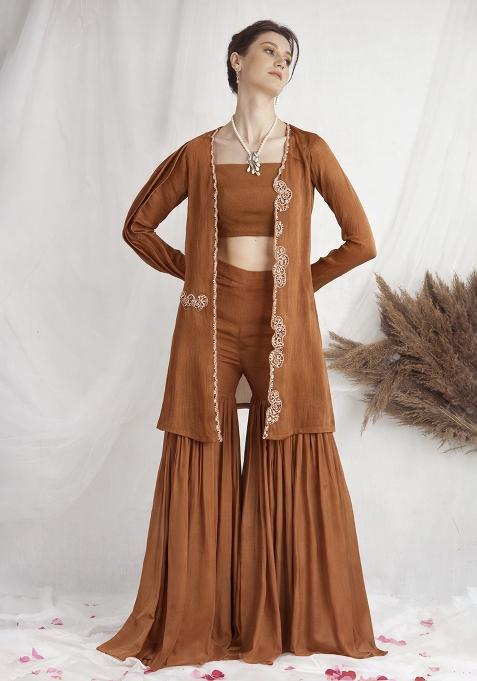 Brown Chinon Handwork Fusion Set
