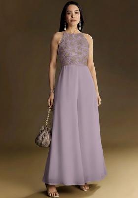 Lavender Embroidered Tissue Fusion Set