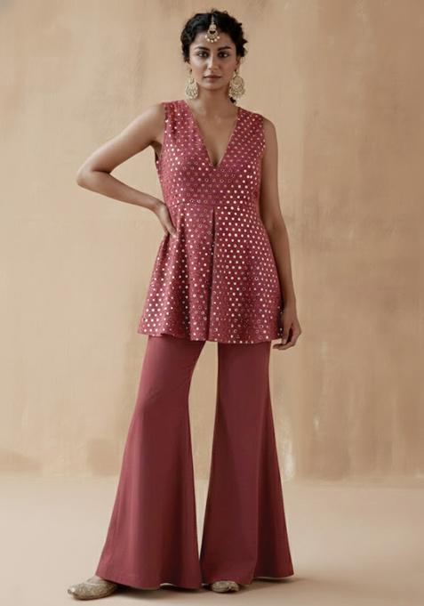 Wine Mirror Georgette Fusion Set