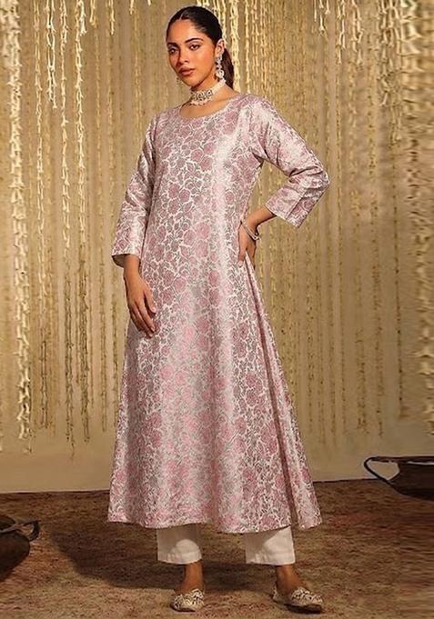 White Silk Kurta Set