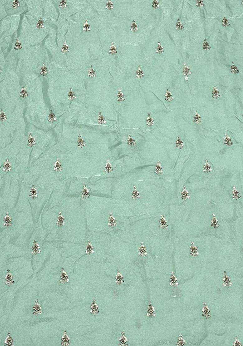 Lavender Printed Silk Sharara Set - Indya