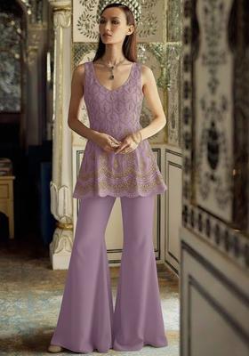 Lavender Sequin Shimmer Fusion Set