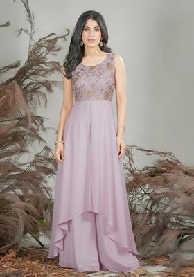 Lavender Sequin Net Fusion Set