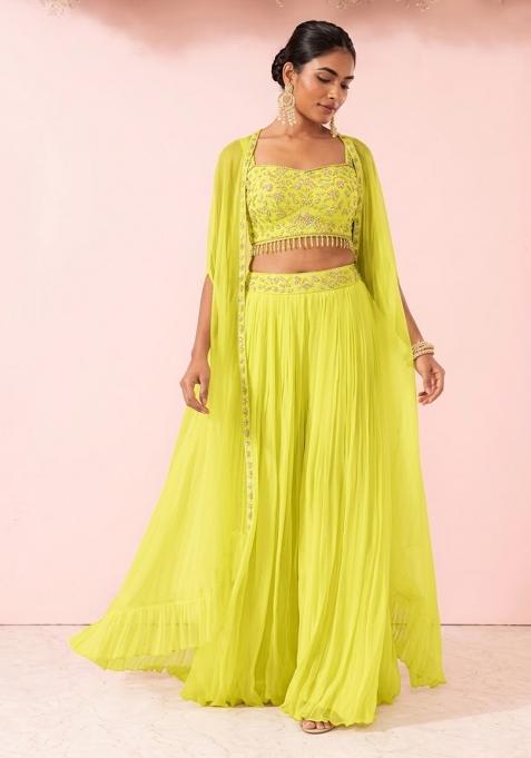 Love Birds Embroidered Designer Fusion Set