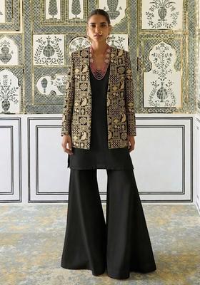 Black Printed Fusion Set