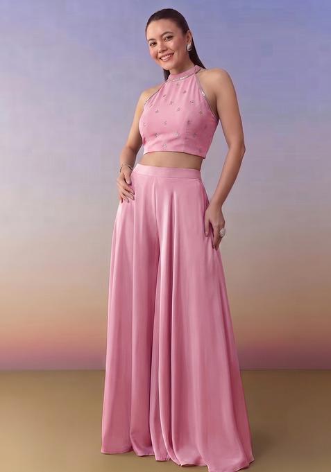 Baby Pink Handwork Fusion Set