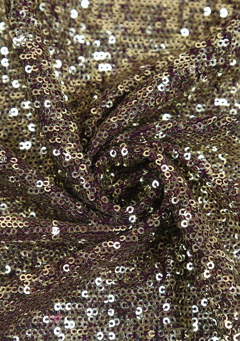 Grey Sequin Work Georgette Lehenga Set