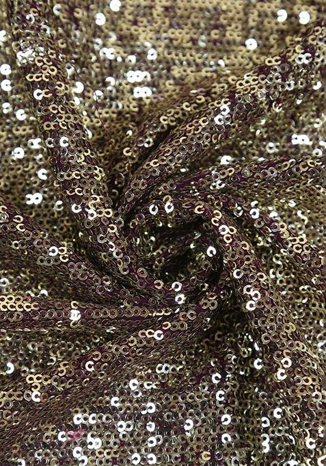 Grey Sequin Work Georgette Lehenga Set