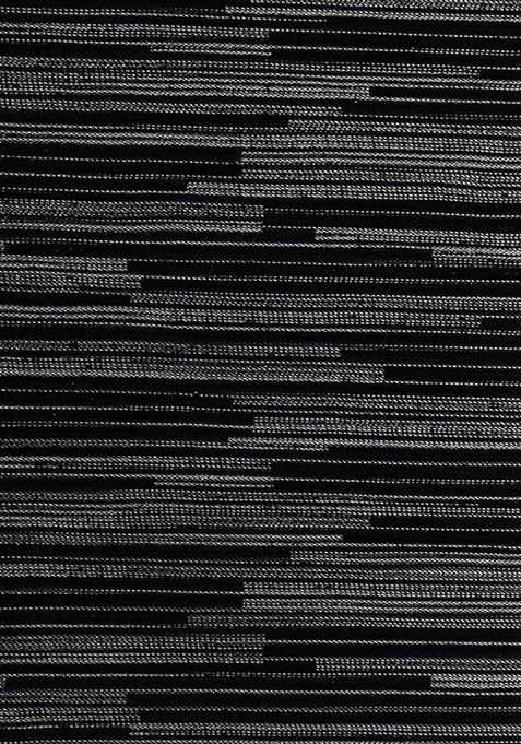 Black Foil Printed Knit Lehenga Set