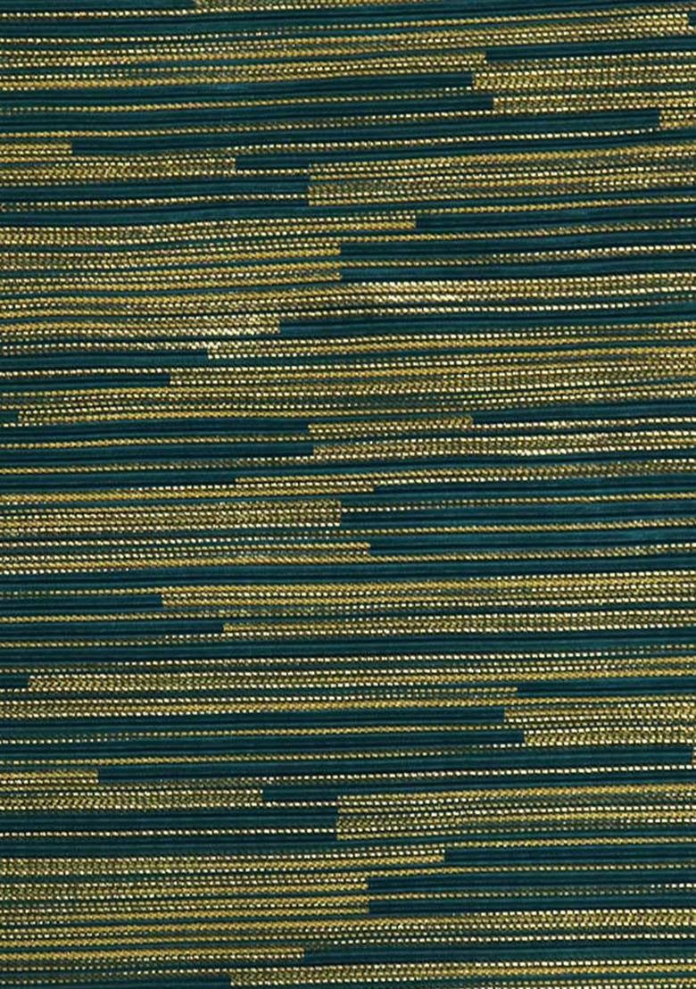 Blue Printed Polyester Lehenga Set - Indya