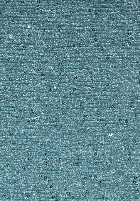 Green Embellished Polyester Lehenga Set