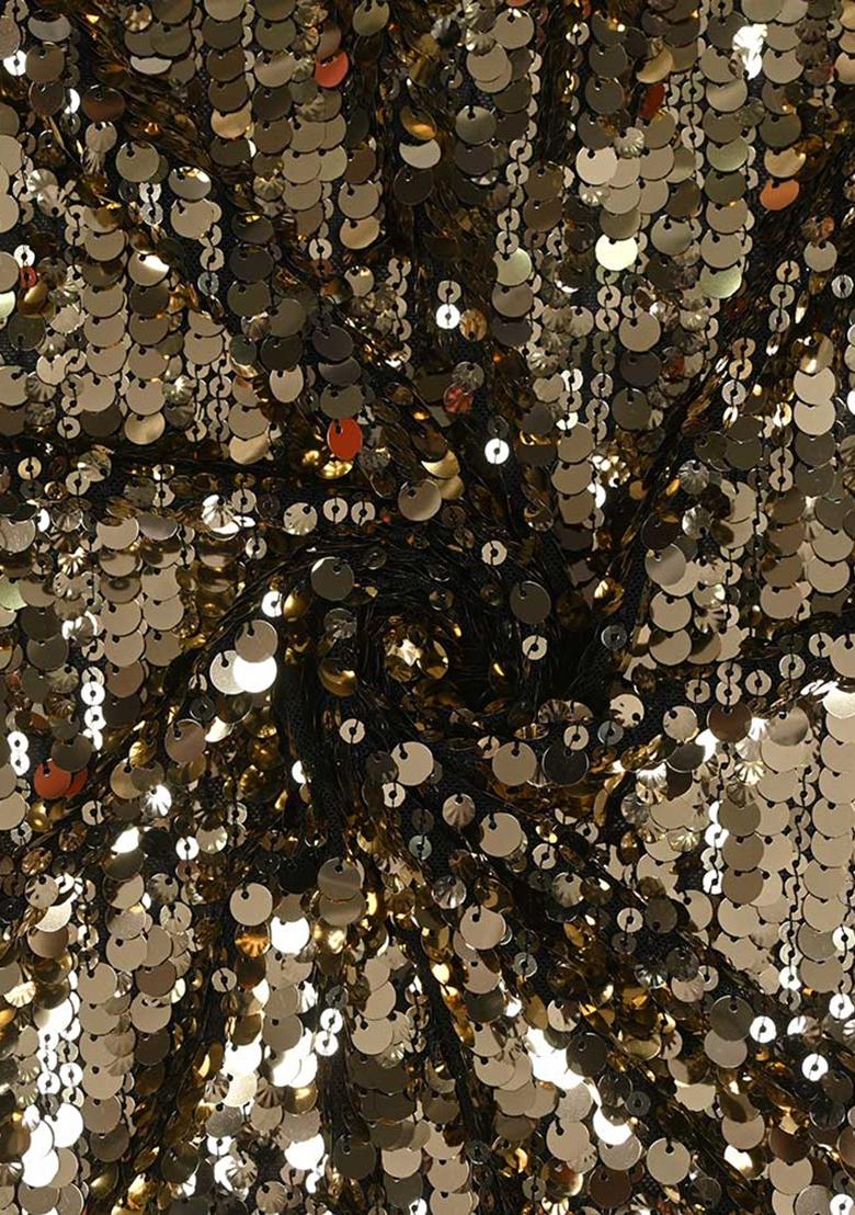 Gold Embellished Net Lehenga Set