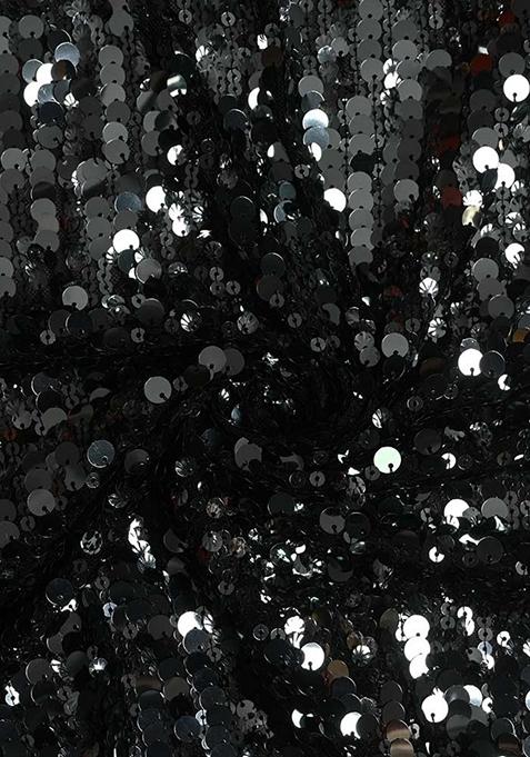 Grey Embellished Net Lehenga Set