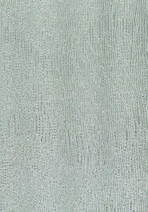 Light Blue Foil Printed Knit Lehenga Set