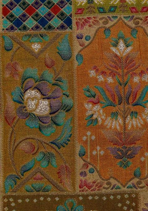 Multi Jacquard Brocade Lehenga Set