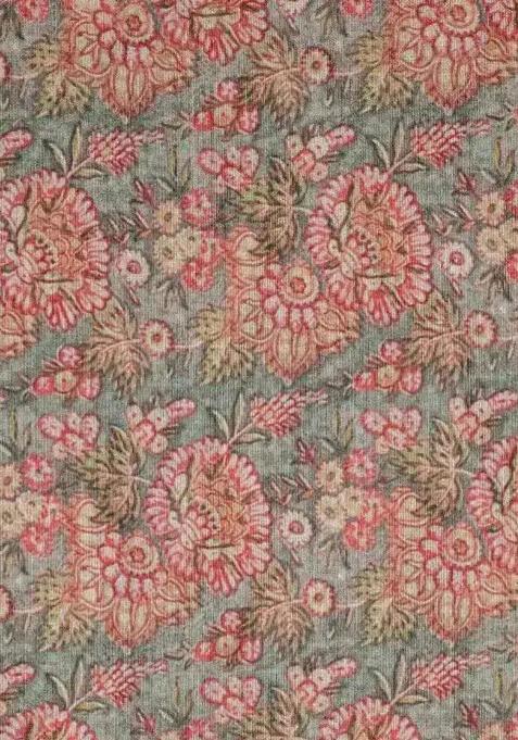 Multi Printed Silk Lehenga Set