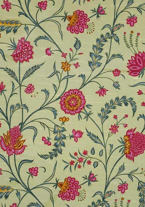 Yellow Printed Viscose Lehenga Set