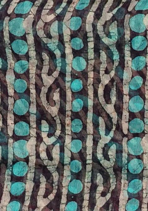 Multi Printed Chiffon Lehenga Set