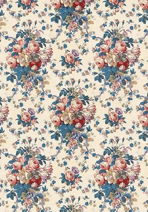 Multicolor Printed Chiffon Lehenga Set